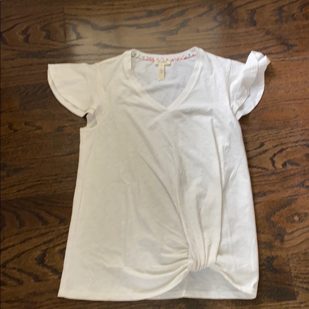 Short sleeve Matilda Jane off white tee shirt